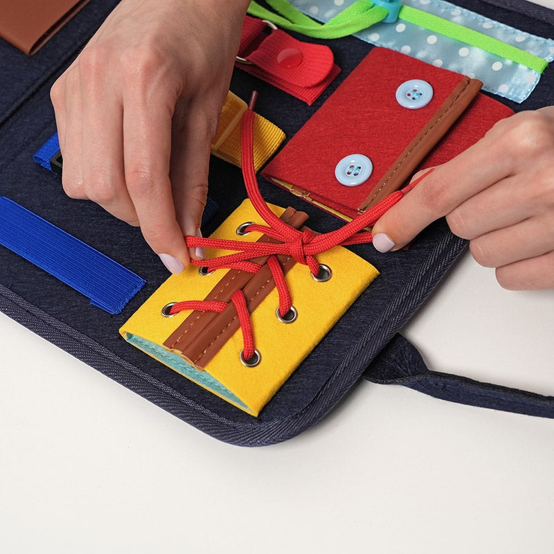 Busy Board - Foldable Fabric Activity Board