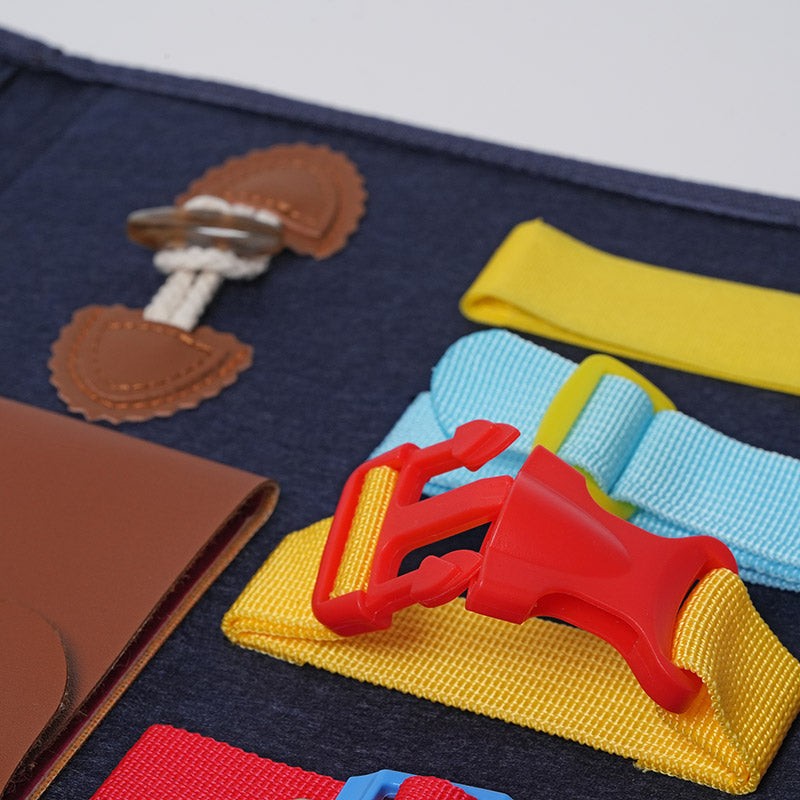 Busy Board - Foldable Fabric Activity Board