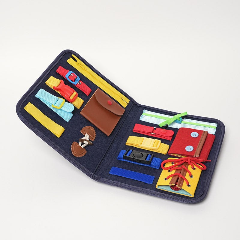 Busy Board - Foldable Fabric Activity Board