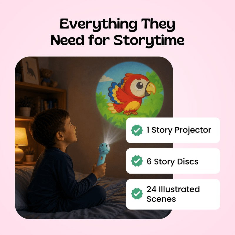 Camping Light - Projection Flashlight Toy with Animal Scenes