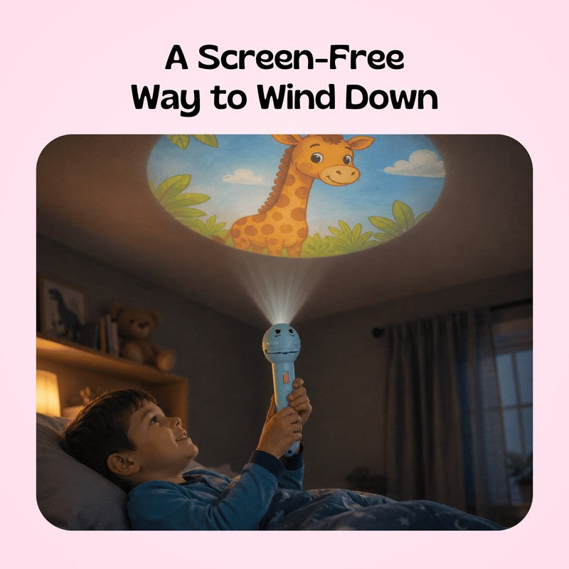Camping Light - Projection Flashlight Toy with Animal Scenes