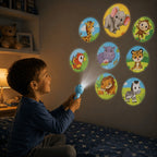 Camping Light - Projection Flashlight Toy with Animal Scenes
