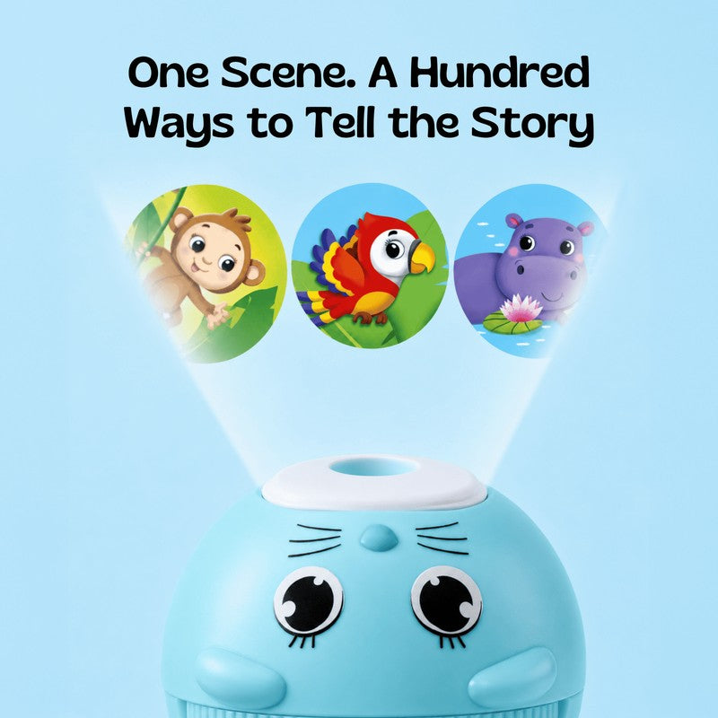 Camping Light - Projection Flashlight Toy with Animal Scenes