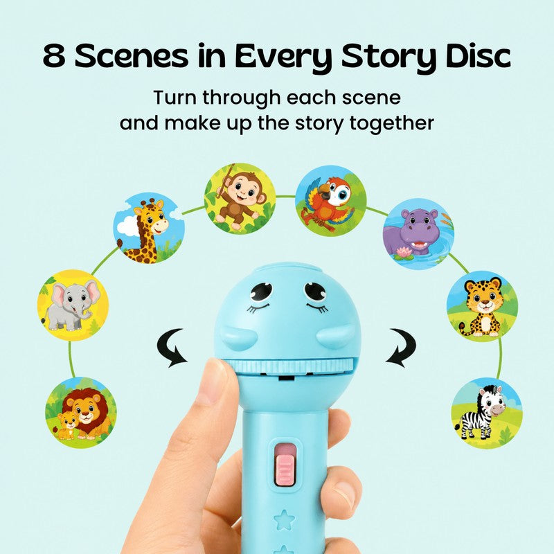 Camping Light - Projection Flashlight Toy with Animal Scenes