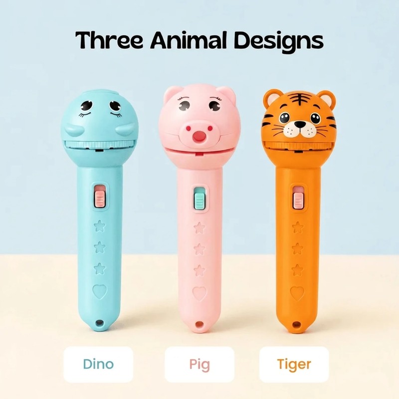 Camping Light - Projection Flashlight Toy with Animal Scenes