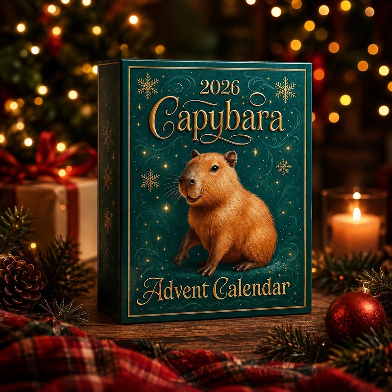 Capybara Advent Calendar 2026 - Christmas Countdown