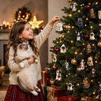 Cat Advent Calendar 2026 - 24 Door Countdown with Cat Ornaments
