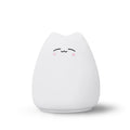 Cat-Shaped LED Night Light - Color-Changing Touch Control
