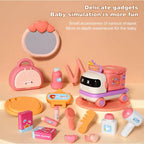 Children's 2-in-1 Pretend-Play Set - Robot-Shaped Wheeled Case