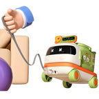 Children's 2-in-1 Pretend-Play Set - Robot-Shaped Wheeled Case