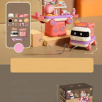 Children's 2-in-1 Pretend-Play Set - Robot-Shaped Wheeled Case