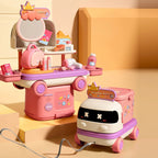 Children's 2-in-1 Pretend-Play Set - Robot-Shaped Wheeled Case