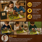 Children's 3D Pop-Up Encyclopedia Book - Dinosaur Theme