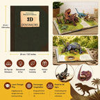 Children's 3D Pop-Up Encyclopedia Book - Dinosaur Theme