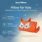 Children's Animal Character Sleep Pillow - Contoured Shape with 3D Ears