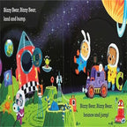 Children's Cardboard Book Set - Interactive Sliders and Colorful Illustrations
