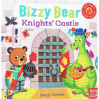 Children's Cardboard Book Set - Interactive Sliders and Colorful Illustrations