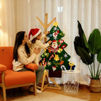 Children's Christmas Tree Play Set - Montessori-Inspired Interactive Decorating Toy