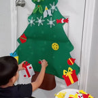 Children's Christmas Tree Play Set - Montessori-Inspired Interactive Decorating Toy