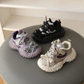 Children's Chunky Sole Sneakers - Low Top -Up