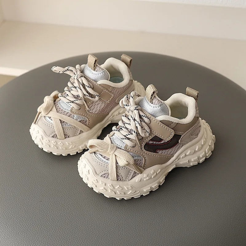 Children's Chunky Sole Sneakers - Low Top -Up
