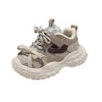 Children's Chunky Sole Sneakers - Low Top -Up