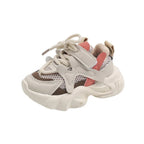 Children's Chunky Sole Sneakers - Unisex -Up with Hook-and-Loop Strap