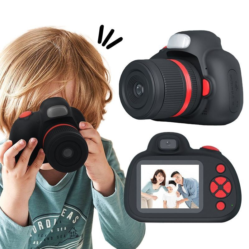 Children's Digital Toy Camera - Dual Lens with Built-in Flash
