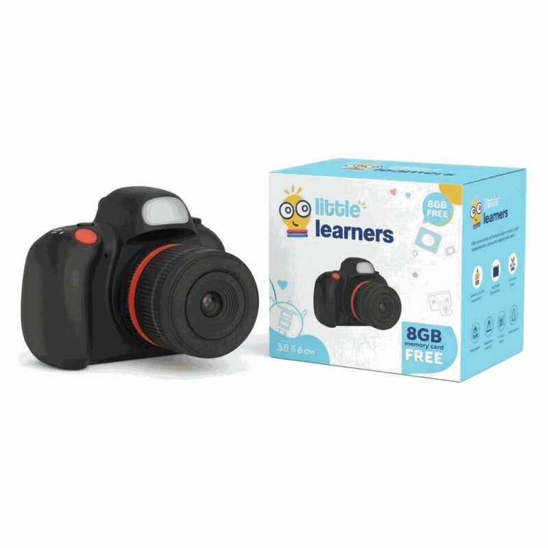 Children's Digital Toy Camera - Dual Lens with Built-in Flash