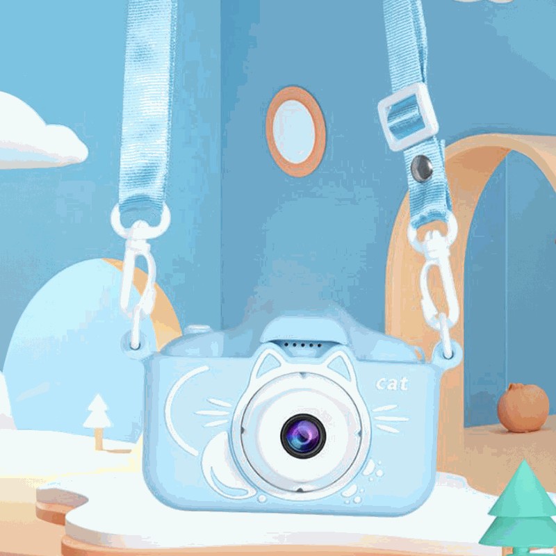 Children's Digital Toy Camera - Dual Lens with Photo Filters