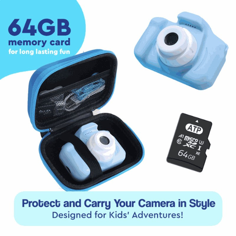 Children's Digital Toy Camera - Dual Lens with Photo Filters