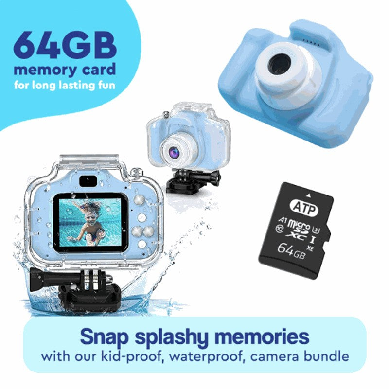 Children's Digital Toy Camera - Dual Lens with Photo Filters