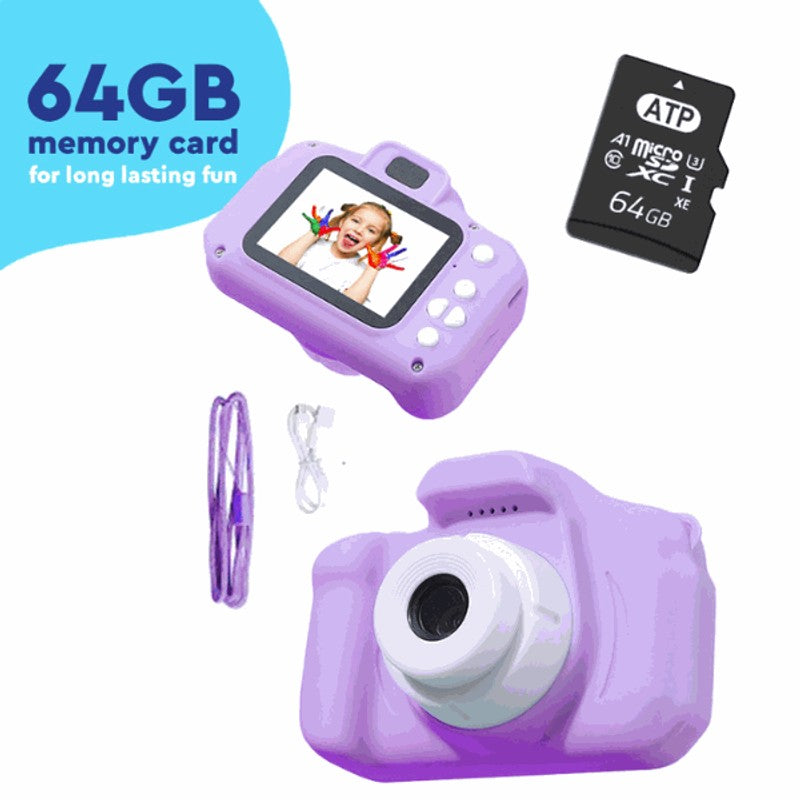 Children's Digital Toy Camera - Dual Lens with Photo Filters
