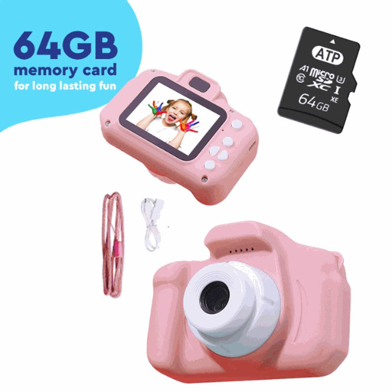 Children's Digital Toy Camera - Dual Lens with Photo Filters