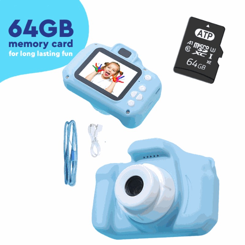 Children's Digital Toy Camera - Dual Lens with Photo Filters