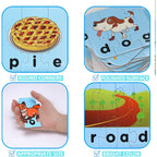 Children's Educational Spelling Puzzle Card Kit - 80 Word Puzzles