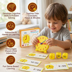 Children's Educational Time-Learning Game Set