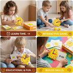 Children's Educational Time-Learning Game Set