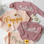 Children's Embroidered Pullover Sweater - Personalized Name