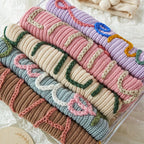Children's Embroidered Pullover Sweater - Personalized Name