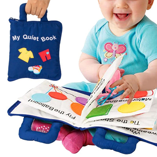 Children's Fabric Quiet Book - Interactive Activity Pages