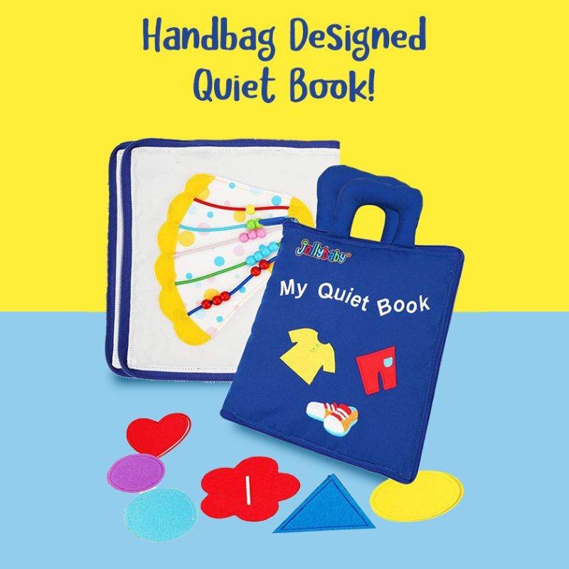 Children's Fabric Quiet Book - Interactive Activity Pages