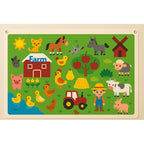 Children's Felt Board with Themed Sticker Pieces