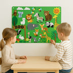Children's Felt Board with Themed Sticker Pieces