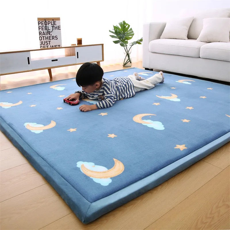 Children's Foam Play Mat - Rectangle Shape with Non-Slip Backing