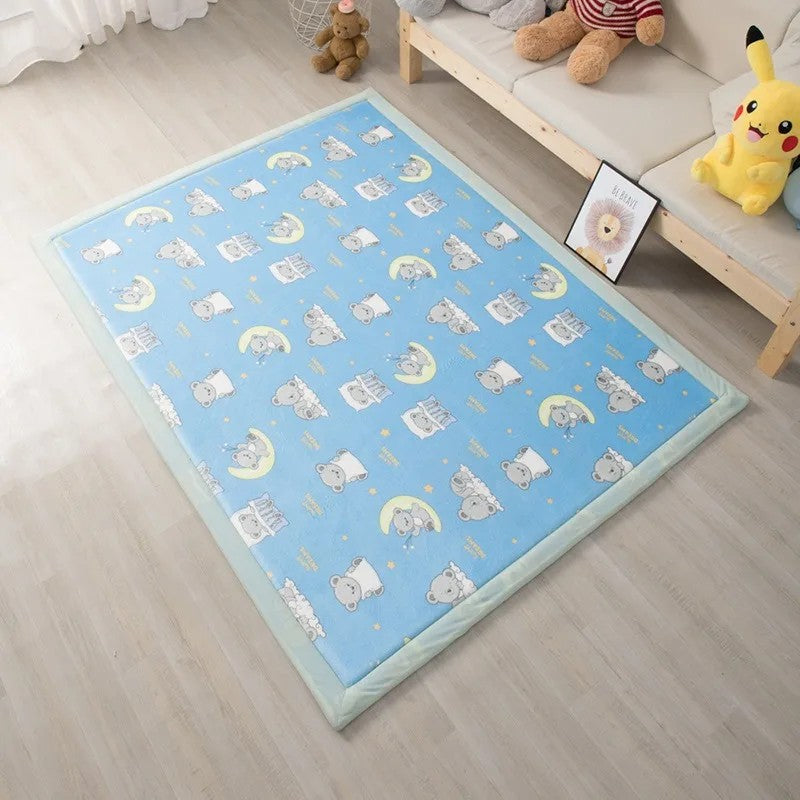 Children's Foam Play Mat - Rectangle Shape with Non-Slip Backing