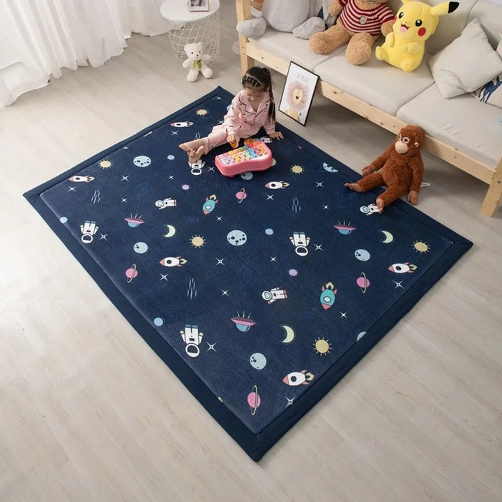 Children's Foam Play Mat - Rectangle Shape with Non-Slip Backing