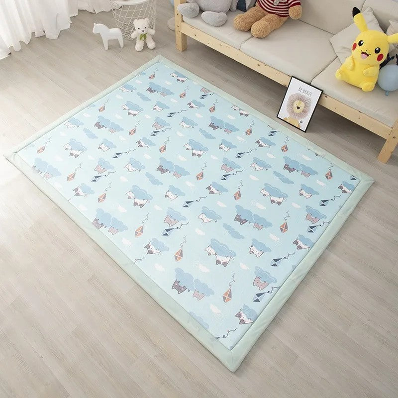 Children's Foam Play Mat - Rectangle Shape with Non-Slip Backing