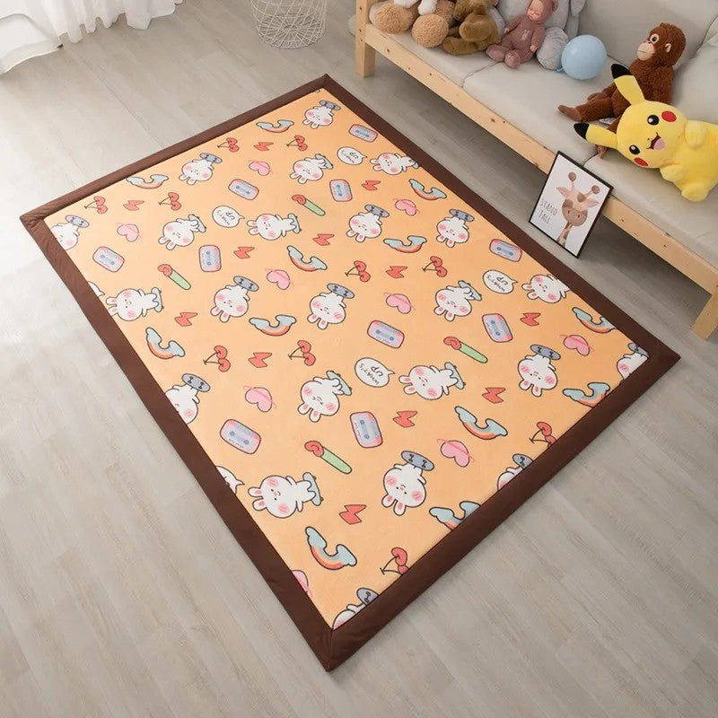 Children's Foam Play Mat - Rectangle Shape with Non-Slip Backing
