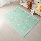 Children's Foam Play Mat - Rectangle Shape with Non-Slip Backing